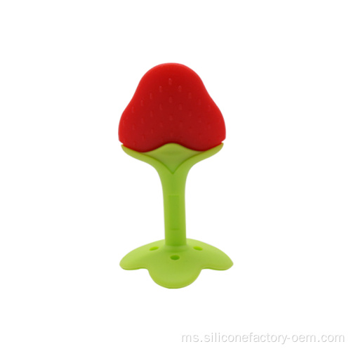 Silicone Flower Bentuk Bayi Tumbuh Toy Molar Lembut